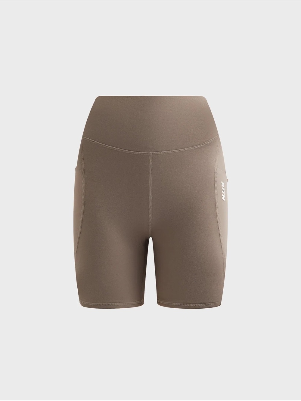 NWT KITH Studio 6” Short in Permanent Khaki Cement Beige Taupe Biker Running